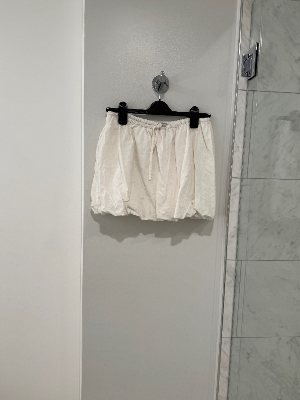 Onia drawstring white skirt sz S/P